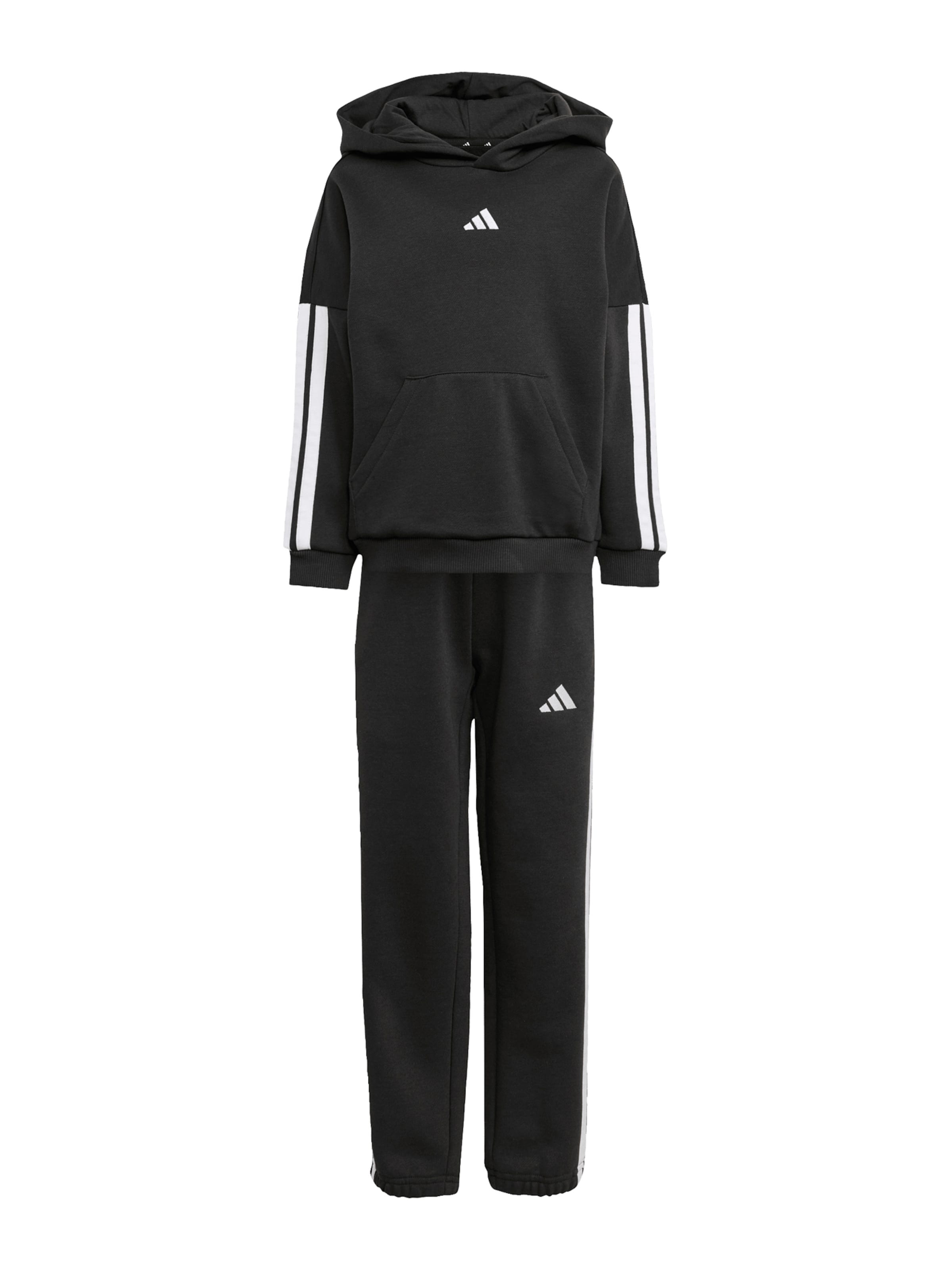 ADIDAS SPORTSWEAR - Fato de treino 'Essentials' em preto: frente
