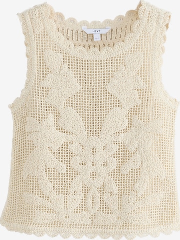 Top in maglia di Next in beige: frontale