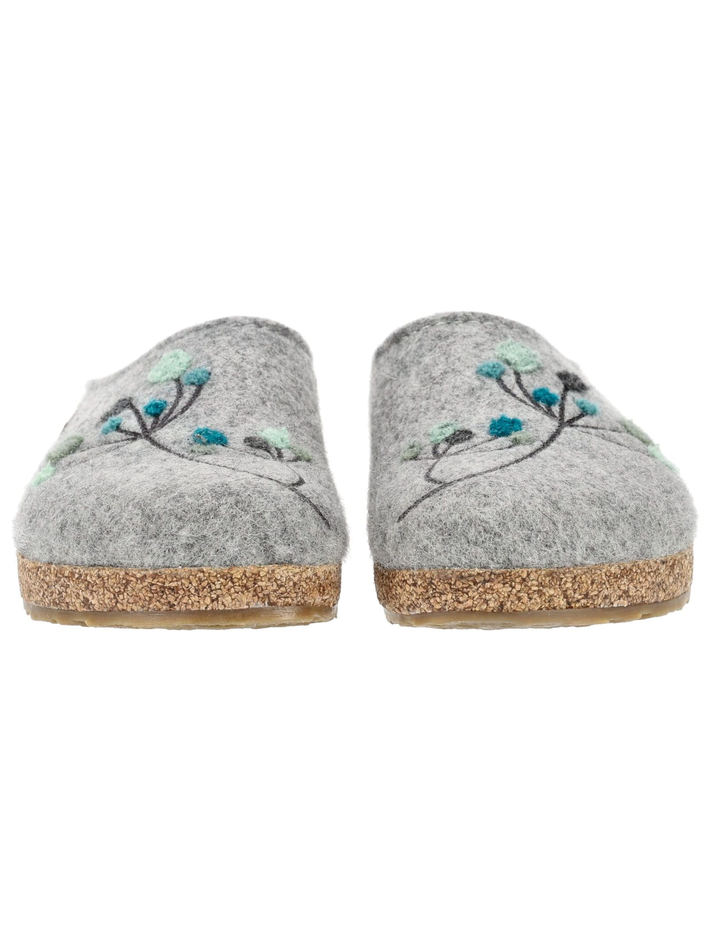 Pantoufle HAFLINGER en gris
