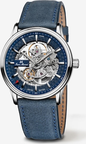 Montre à affichage analogique Jean Marcel en argent : devant