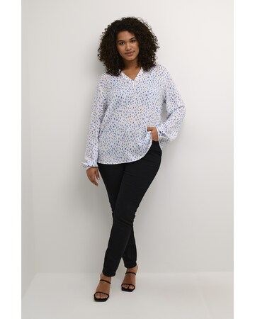 KAFFE CURVE Bluse 'Jalu' in Blau