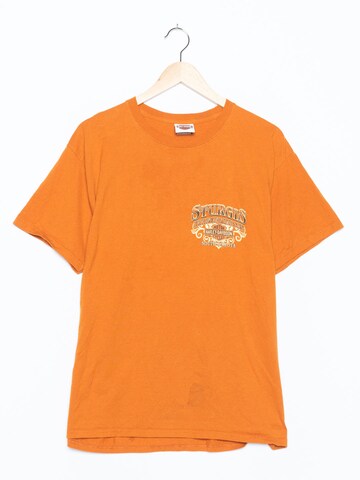 Harley Davidson Shirt in M in Orange: front