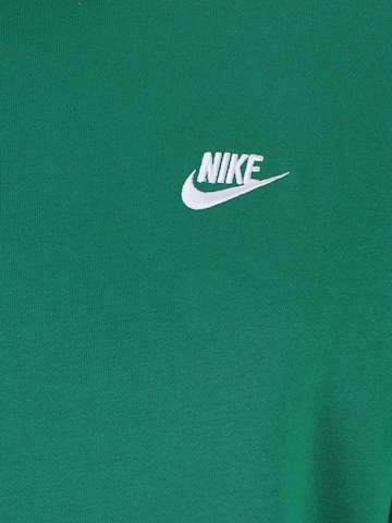zaļš Nike Sportswear Standarta piegriezums Sportisks džemperis 'Club Fleece'