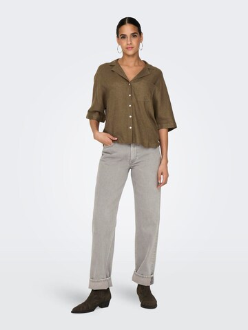 ONLY - Blusa 'ONLTokyo' en marrón