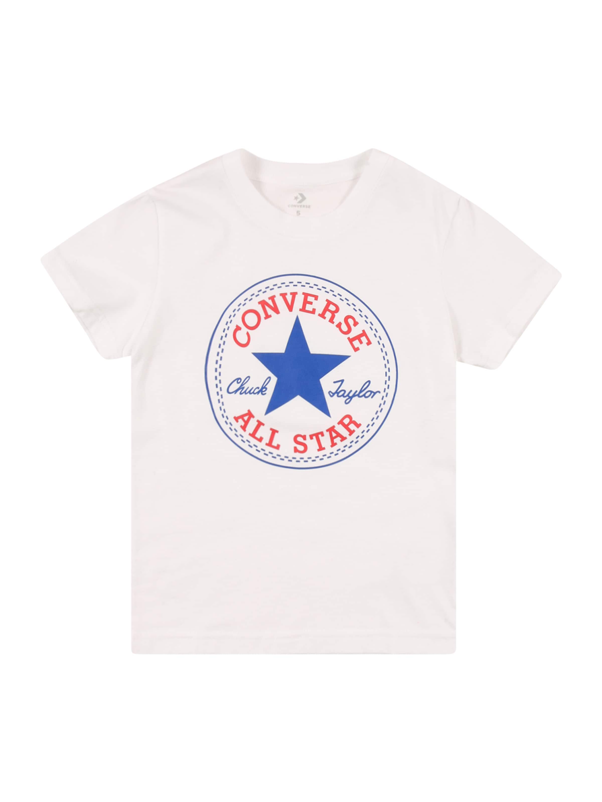 T-Shirt CONVERSE en blanc : devant