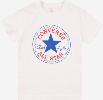 T-Shirt CONVERSE en blanc : devant