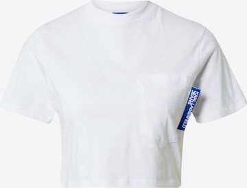 T-shirt KARL LAGERFELD JEANS en blanc : devant