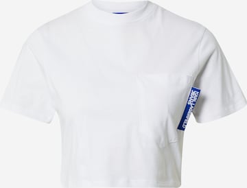 T-shirt KARL LAGERFELD JEANS en blanc : devant