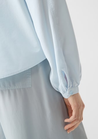 comma casual identity Bluse in Blau