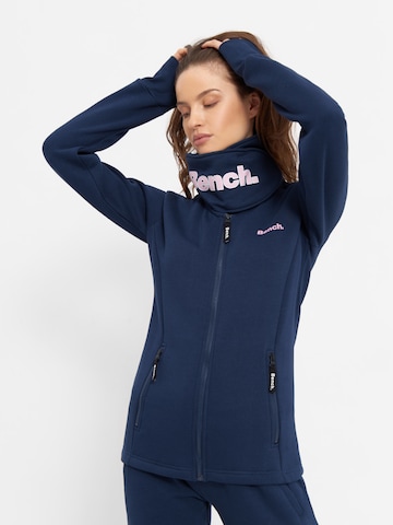 BENCH Zip-Up Hoodie 'Haylo' in Blue: front