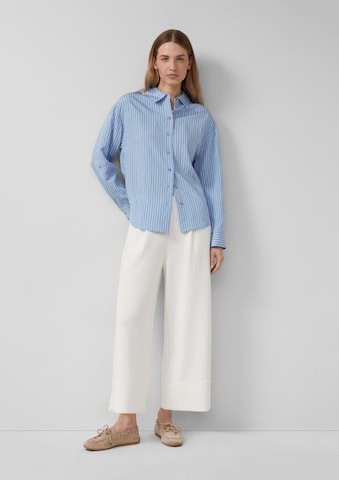 Wide Leg Pantalon à pince s.Oliver en beige