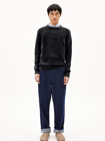 ARMEDANGELS Pullover VAANJO GMT DYE in Schwarz