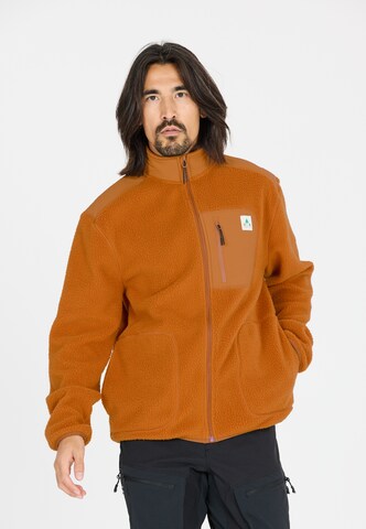 Whistler Fleece jas 'Felis' in Oranje: voorkant