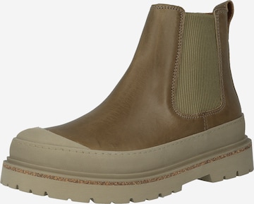 BIRKENSTOCK Chelsea boots 'Prescott' in Grijs: voorkant