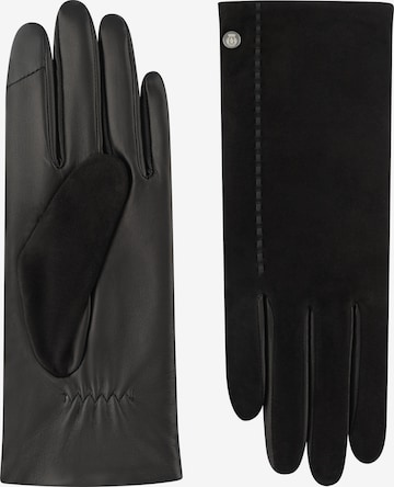Roeckl Full finger gloves 'NANTES TOUCH' in Black: front