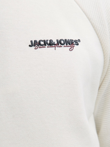 JACK & JONES Кофта на молнии 'JJTHATCHER' в Белый