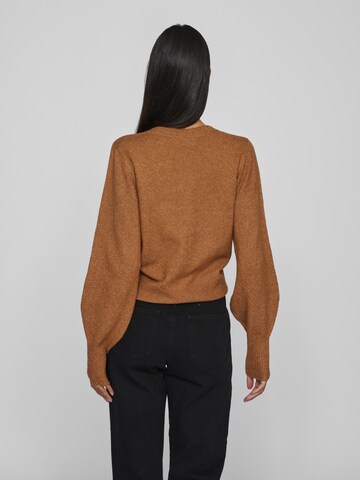 VILA Sweater in Brown