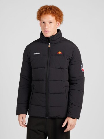 ELLESSE Демисезонная куртка в Черный: спереди