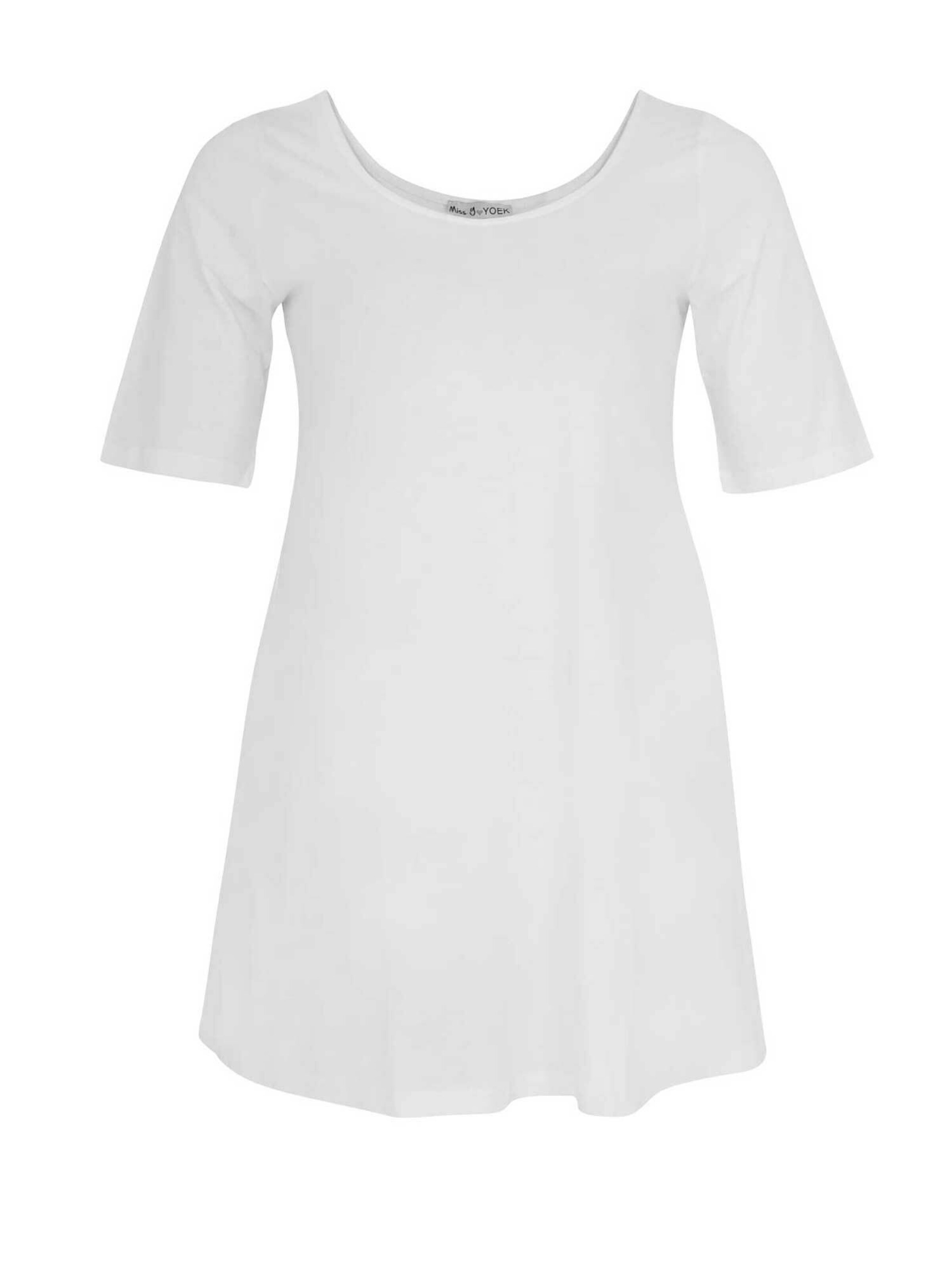 YOEK Shirt in Wit: voorkant