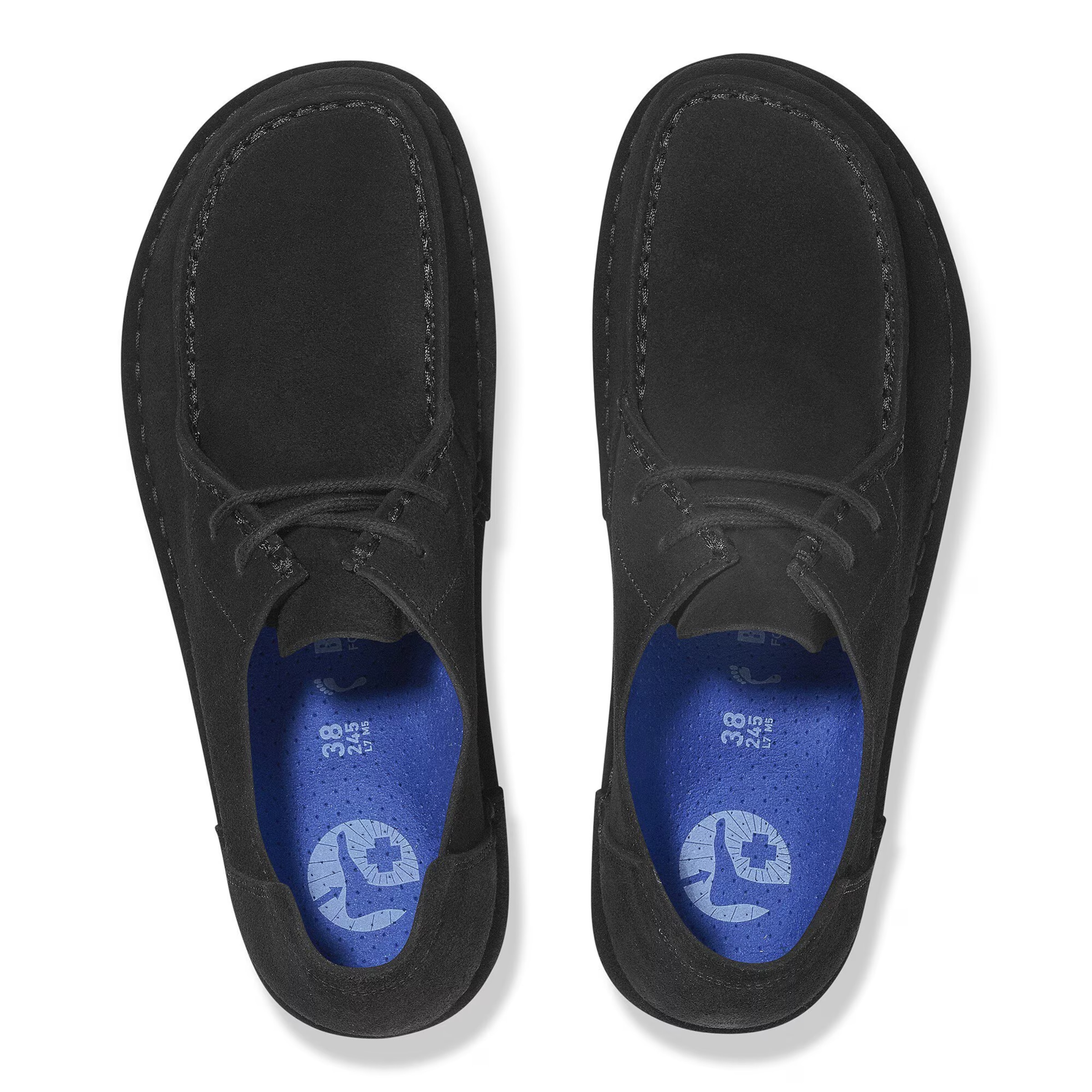 BIRKENSTOCK Knytsko i svart