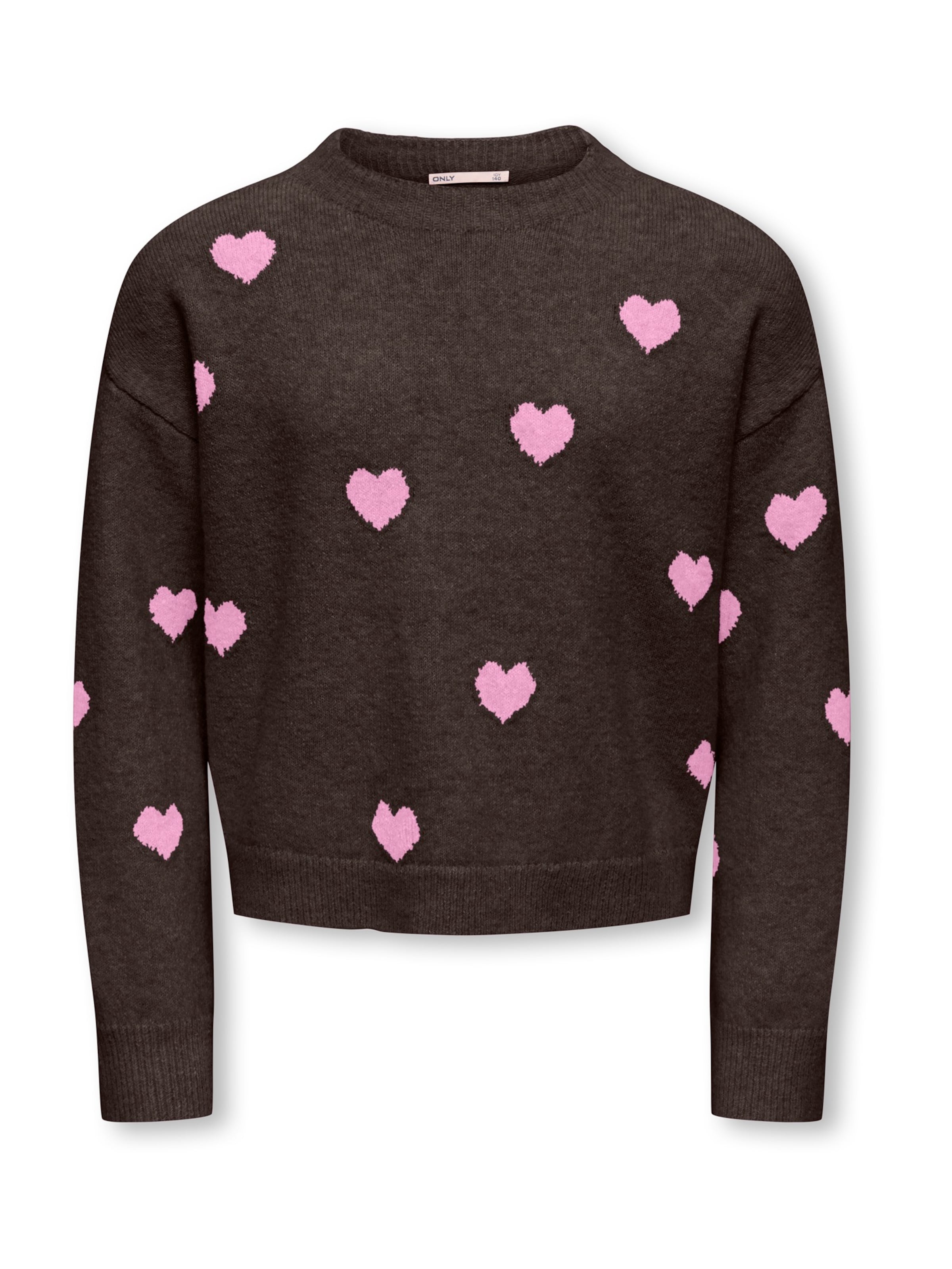 Pull-over 'KOGRICA' ONLY GIRLS en marron : devant