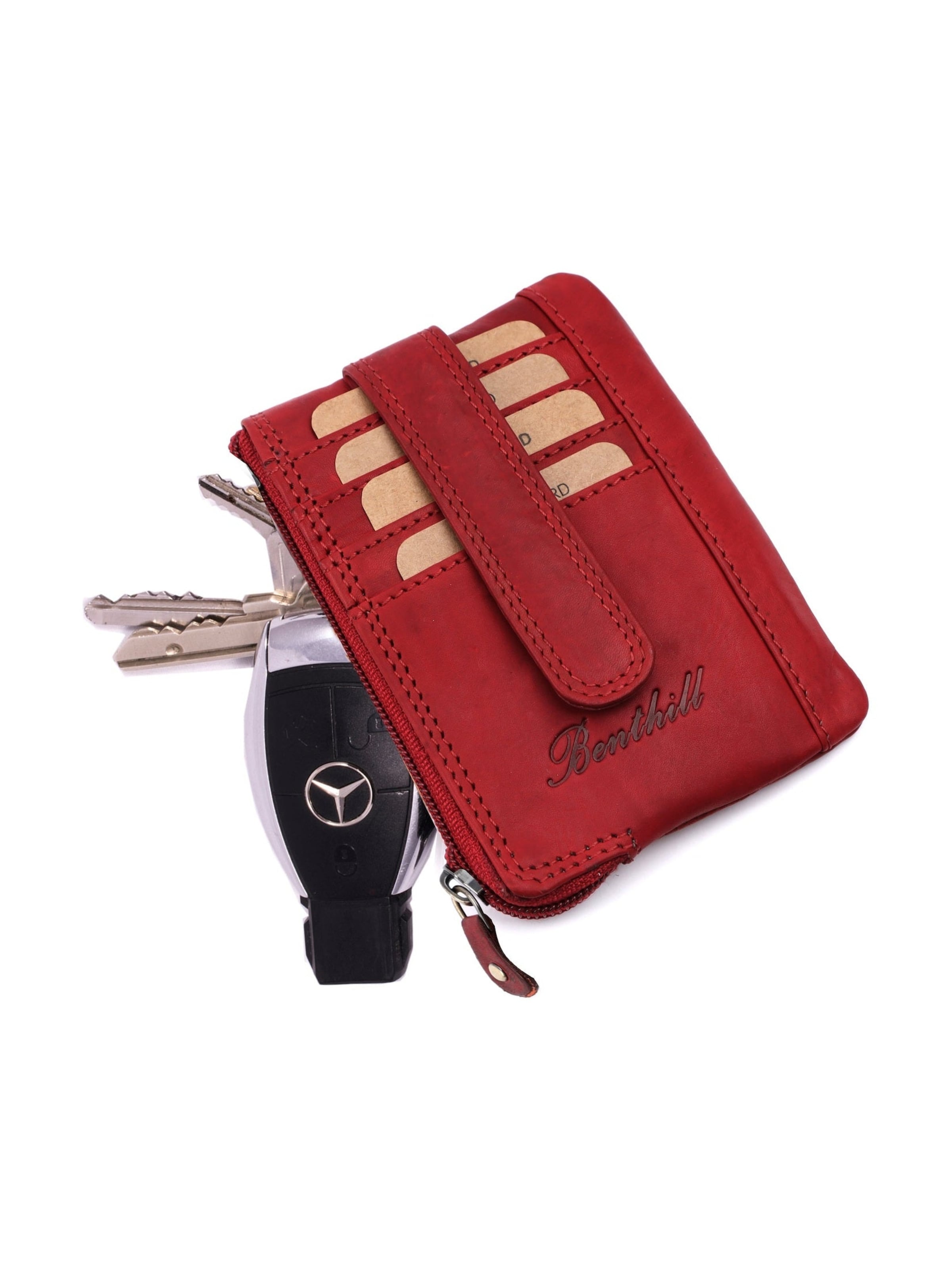 Benthill Key Ring in Red