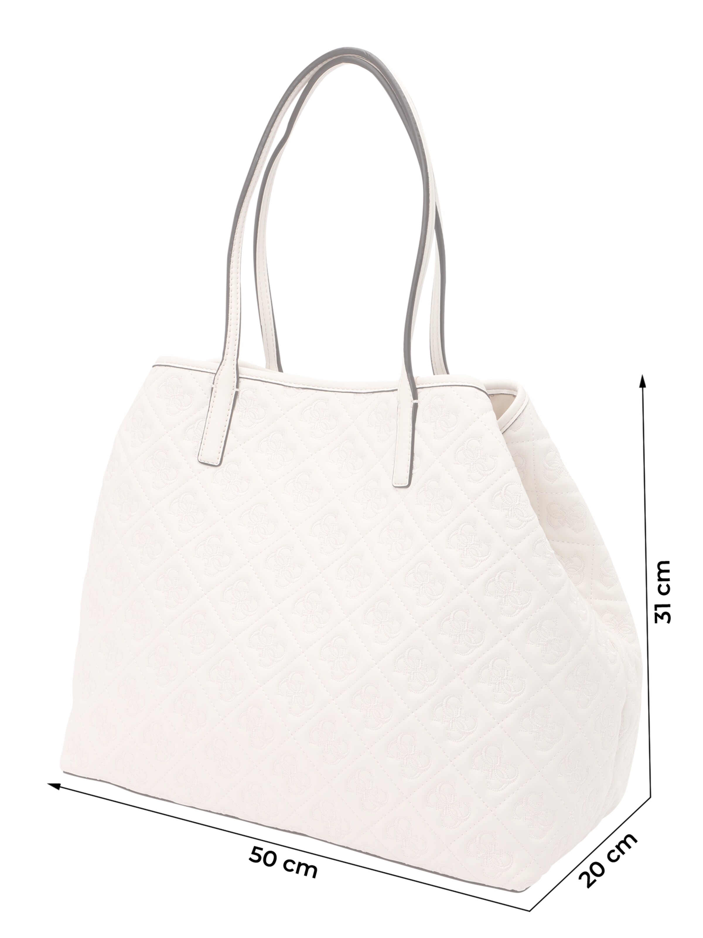 GUESS Шоппер 'ADELASIA LARGE 2 IN 1 TOTE' в Белый