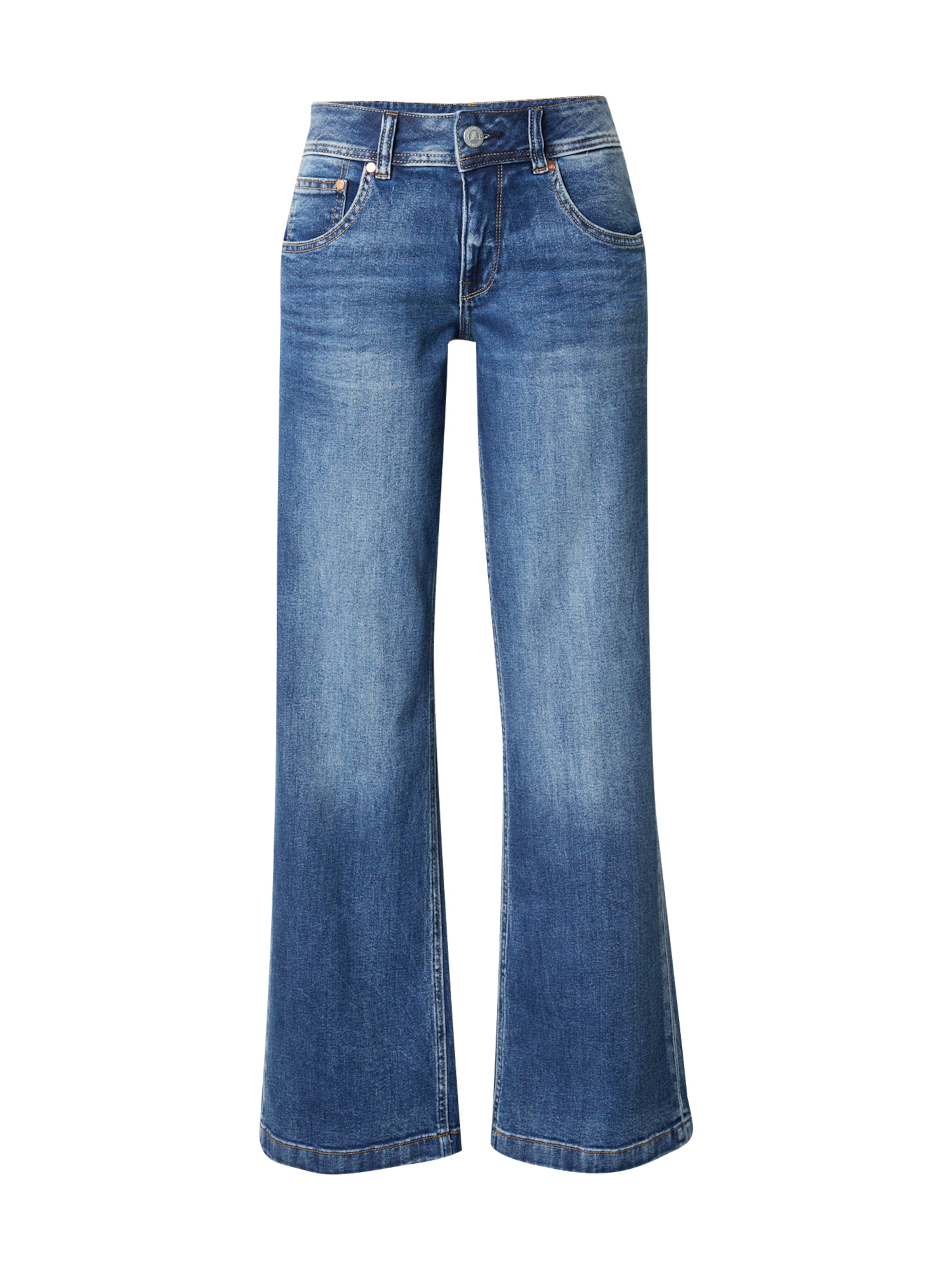 Herrlicher Bootcut Τζιν σε μπλε: μπροστά