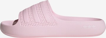 Mule 'Ayoon' ADIDAS ORIGINALS en rose : devant