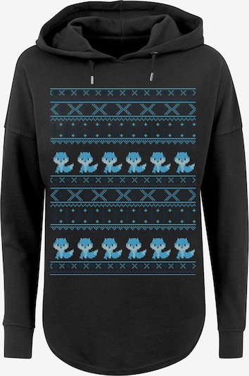 F4NT4STIC Sweat-shirt 'Christmas Fuchs Weihnachten' en bleu / noir, Vue avec produit