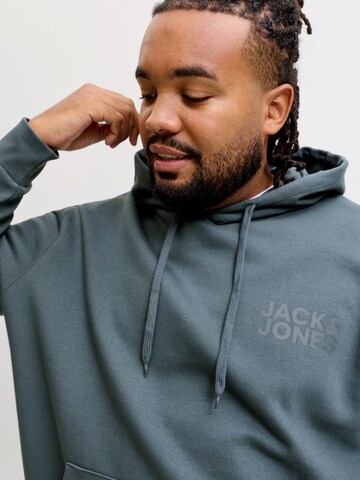 Jack & Jones Plus Sweatshirt 'JJECORP' in Grey