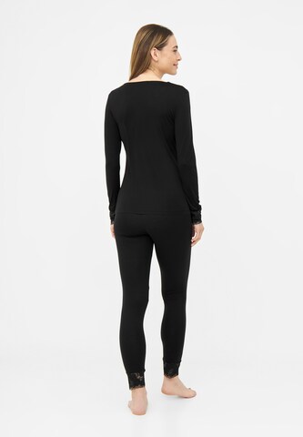 TOOche Pajama 'Silk Heaven' in Black