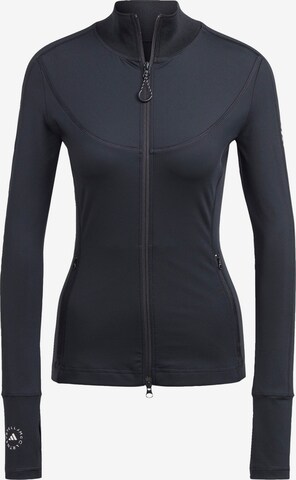 ADIDAS BY STELLA MCCARTNEY Sportsweatjacke 'Truepurpose Training Midlayer' in Schwarz: predná strana