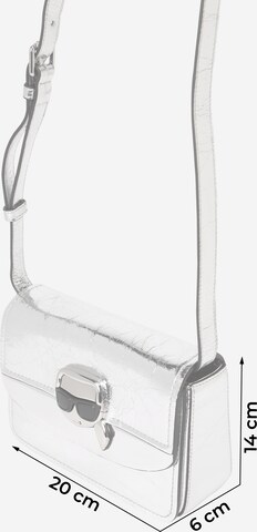 Karl Lagerfeld Tasche in Silber