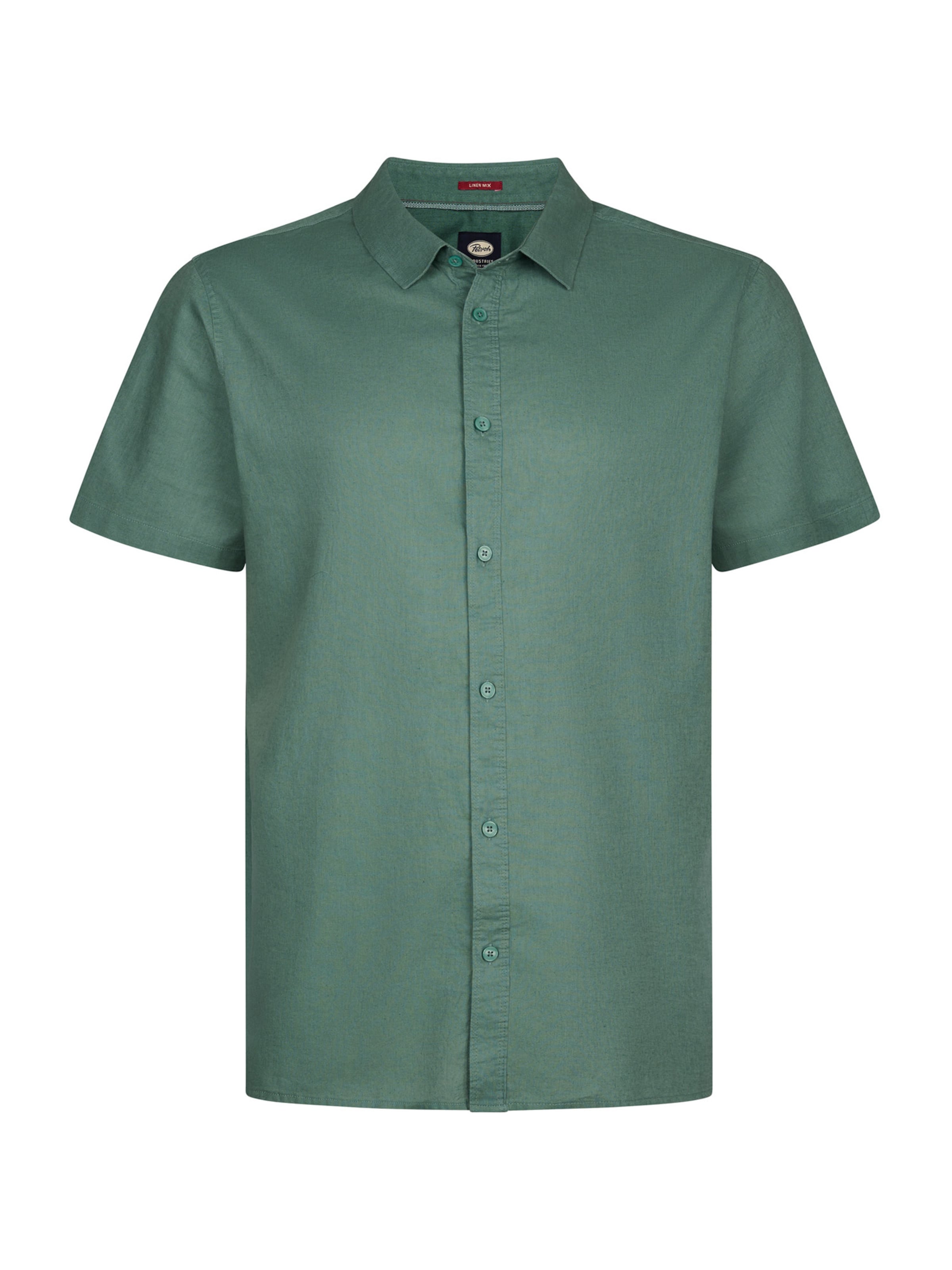 Fit confort Chemise Petrol Industries en vert : devant