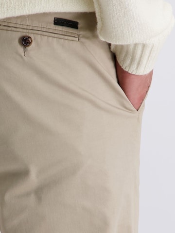 PIERRE CARDIN Tapered Chino 'Calais' in Beige