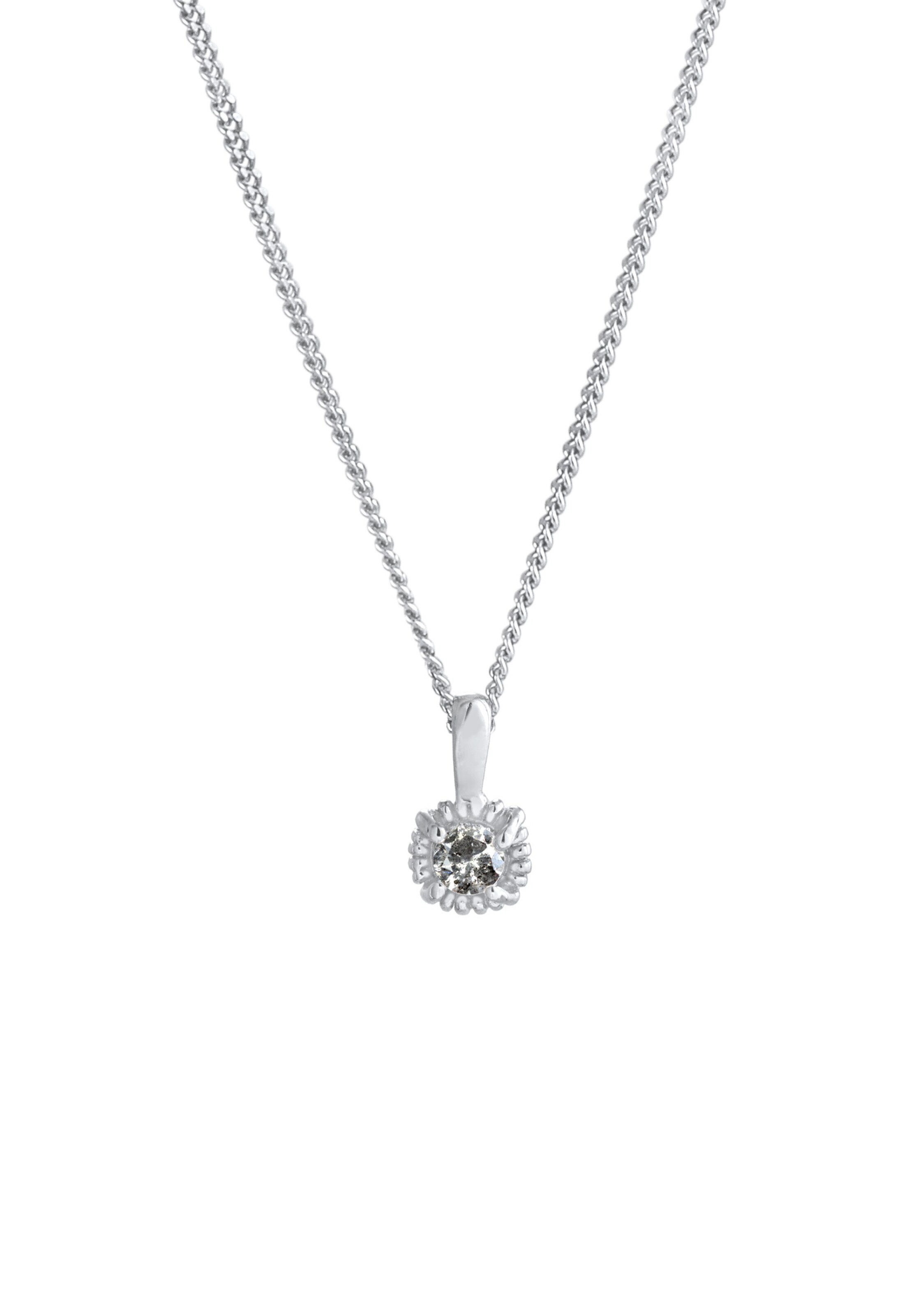 Elli DIAMONDS Ketting in Zilver: voorkant