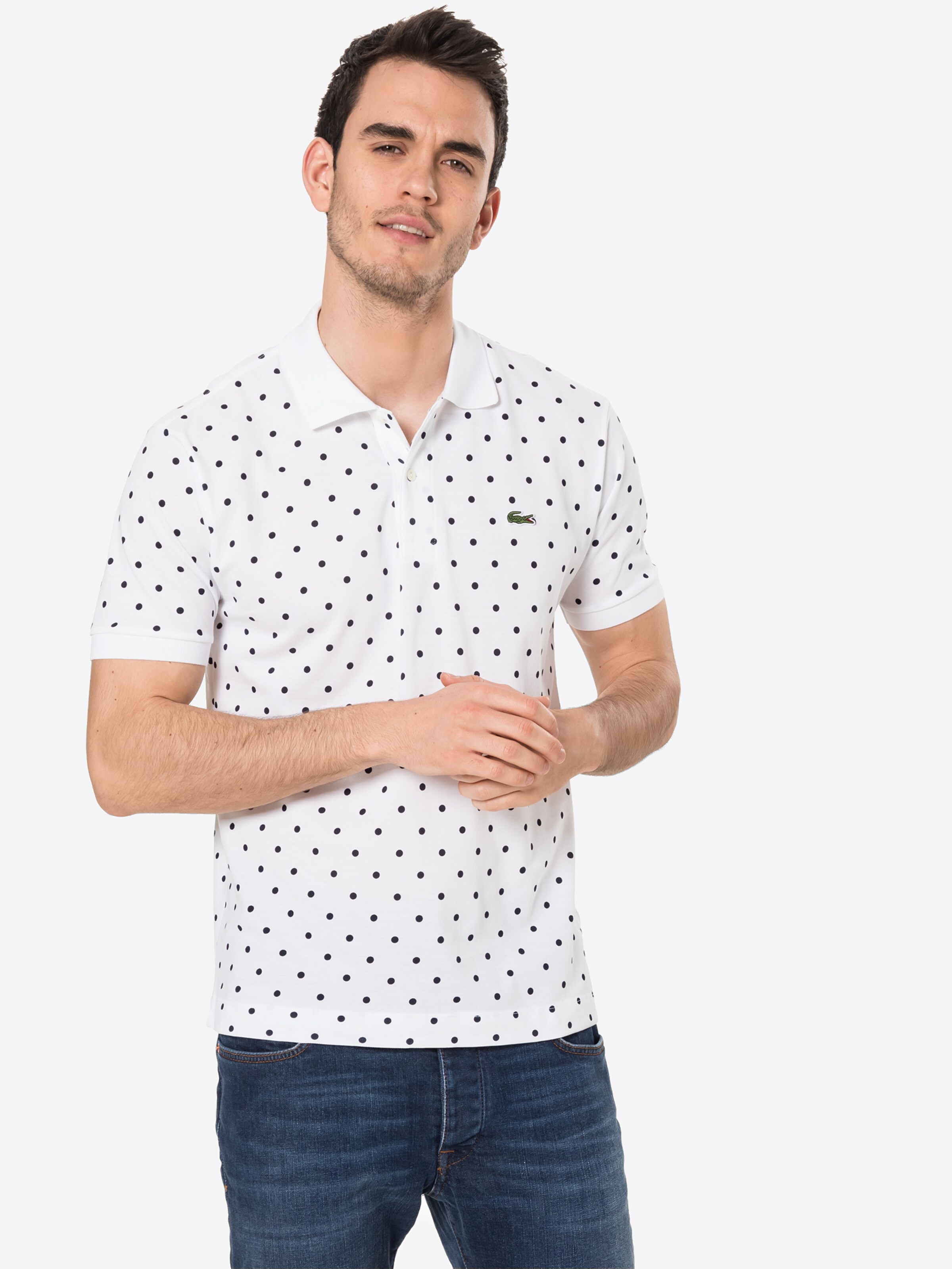 loGU9 Maglie e T-shirt LACOSTE Maglietta in Bianco 