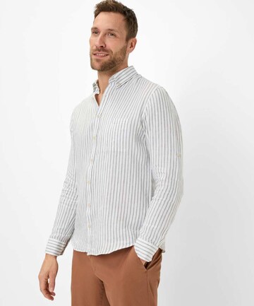 BRAX Regular fit Button Up Shirt 'DIRK' in Green: front