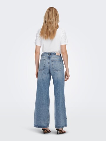 ONLY Wide leg Jeans 'Vela' i blå