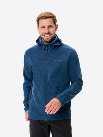 VAUDE Athletic Fleece Jacket 'Hemsby II' in Blue: front