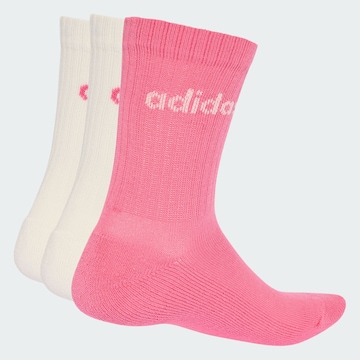 ADIDAS PERFORMANCE Sportsokken 'Linear Crew' in Roze
