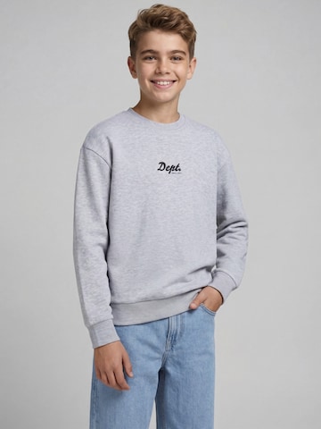 JJ Rebel Sweatshirt 'REBELIJAH' in Grey: front