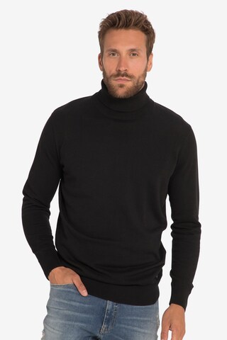 JP1880 Pullover in Schwarz: predná strana