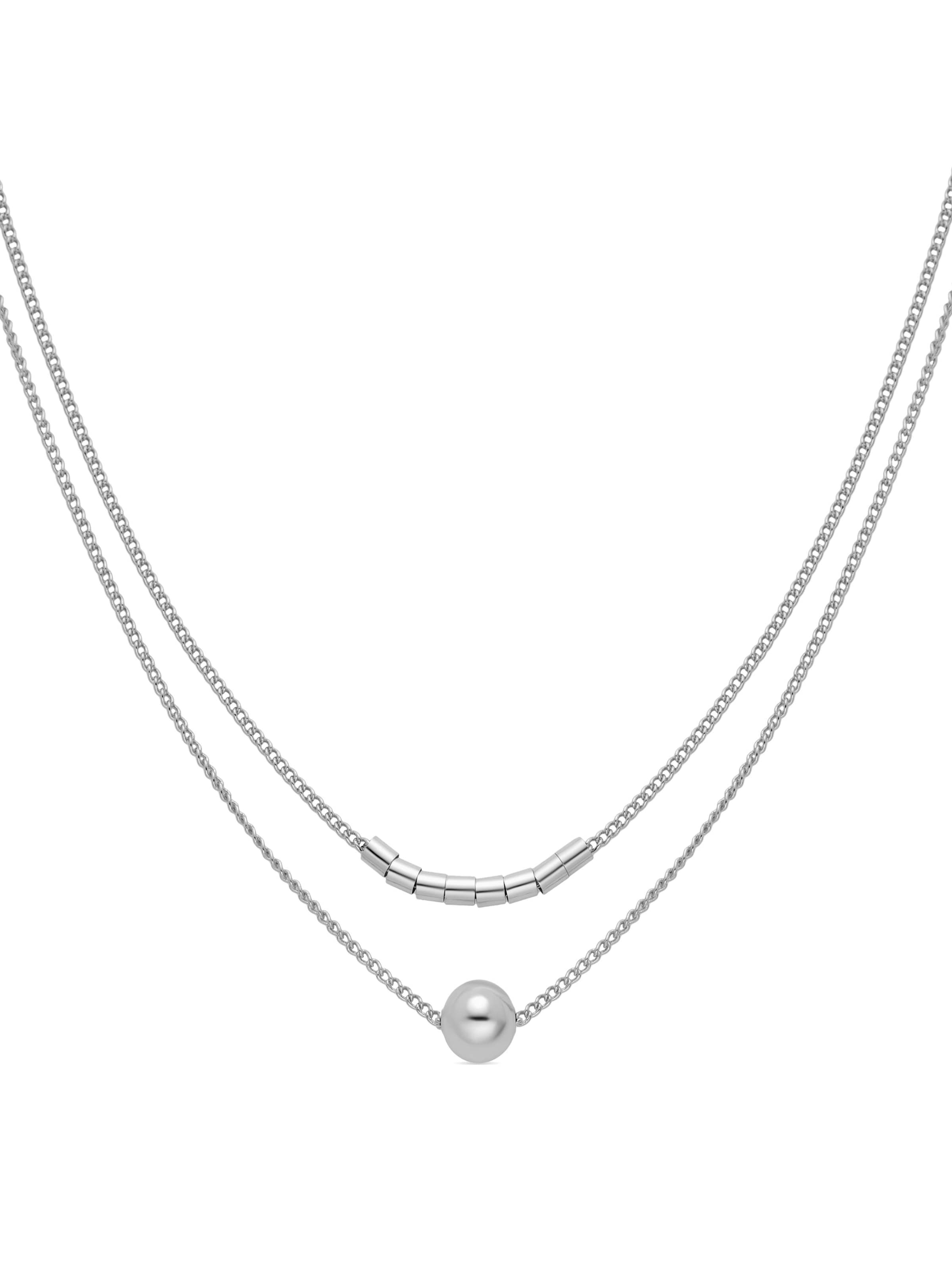 Luxenter Ketting 'Nothie' in Wit: voorkant