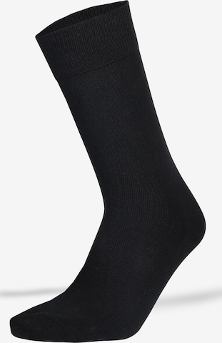 Chaussettes 'Richard' KUNERT en noir : devant