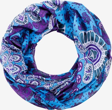 Sunsa Schlauchschal 'Sunsa' in Blau: Vorderseite