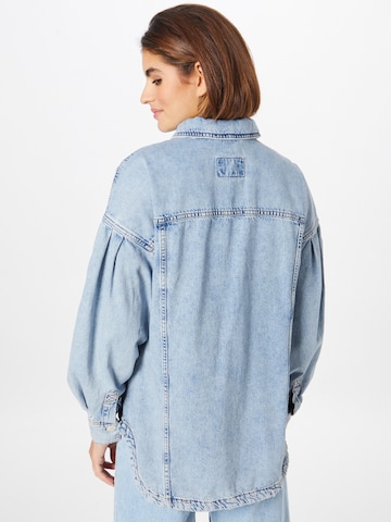 River Island Bluse in Blau