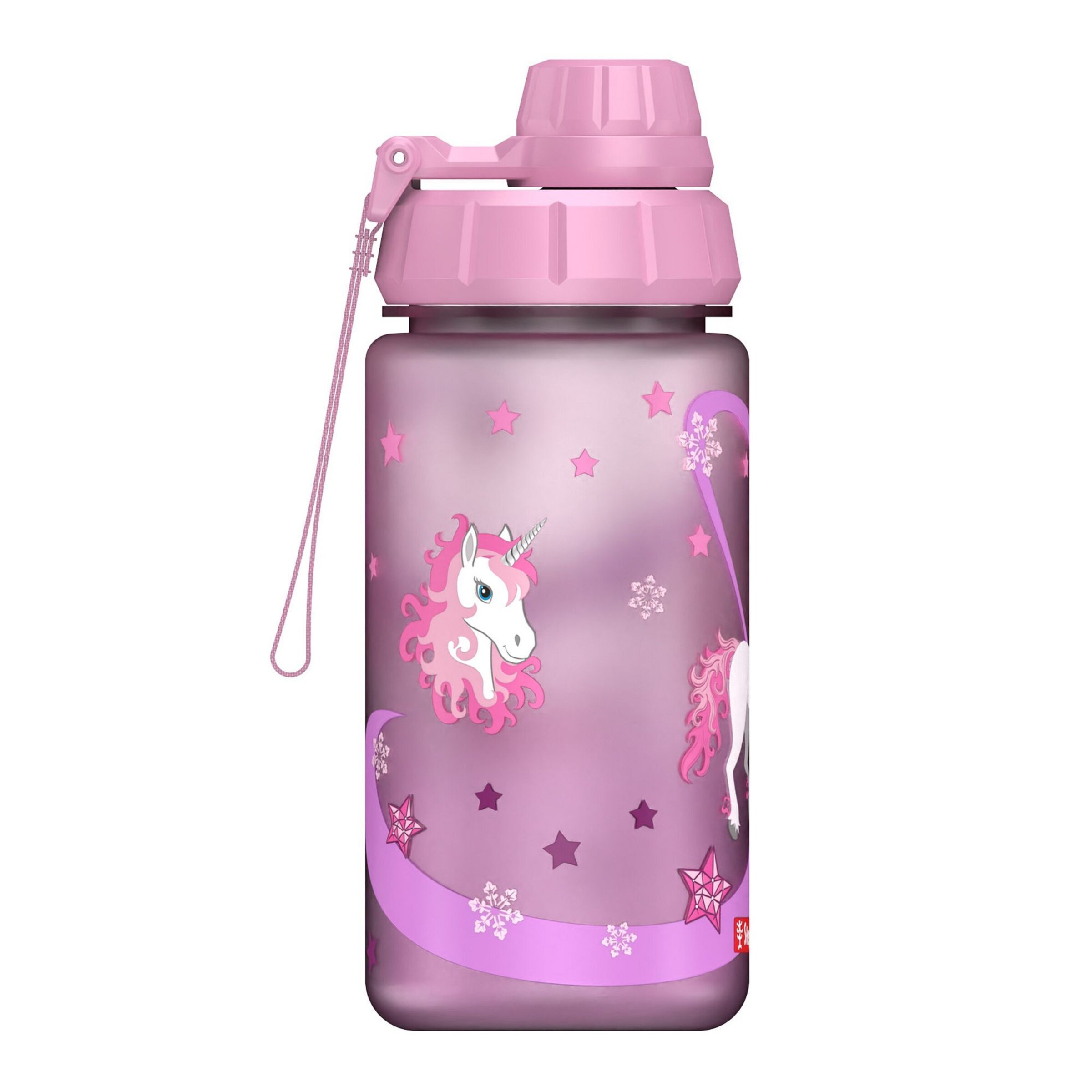 STEP BY STEP Trinkflasche in Pink: Vorderseite