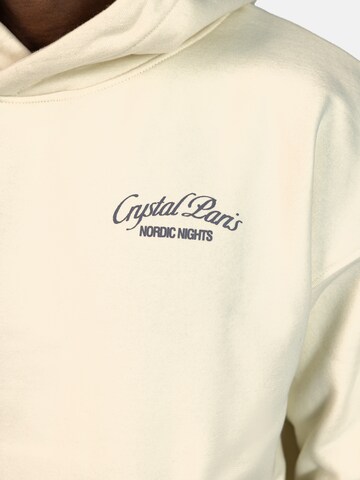 Crystal Paris Sweatshirt 'Nature' in White